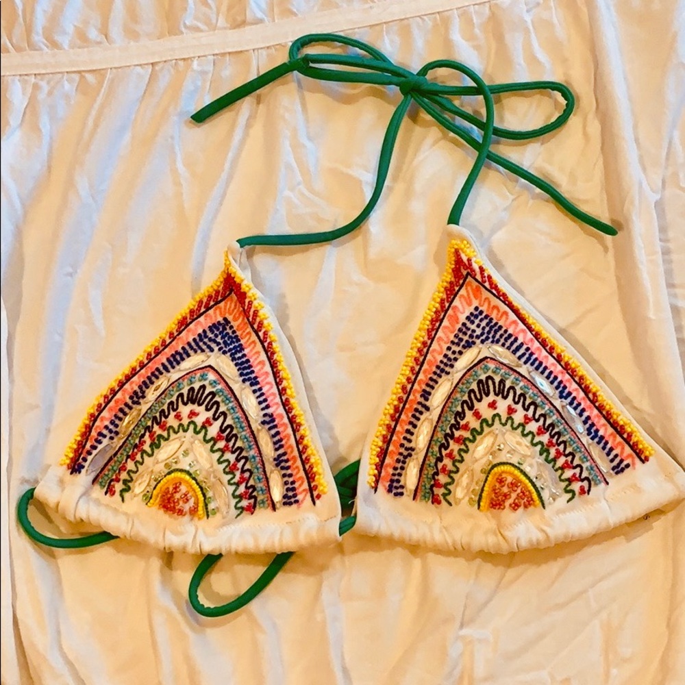 Beautiful Beaded Victoria’s Secret Bikini Top M